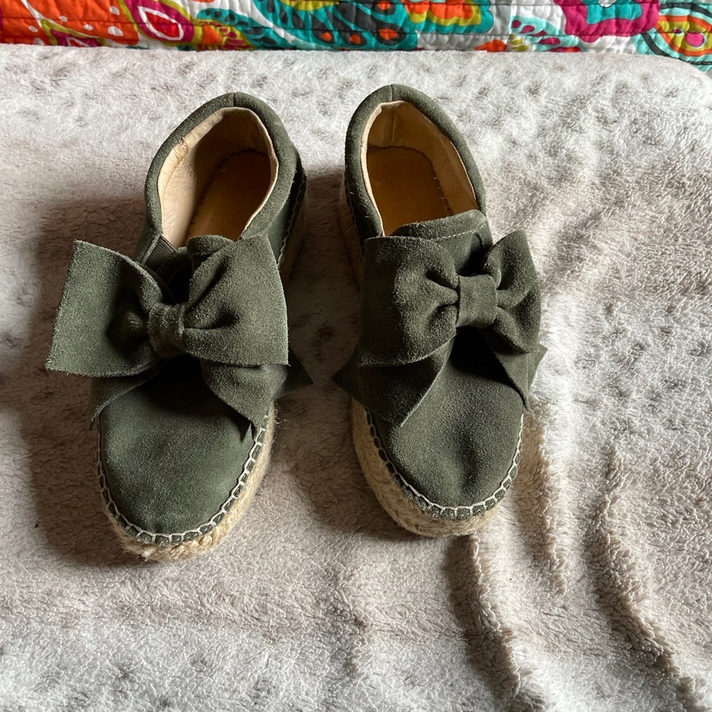 J/Slides Slip On Espadrille With Suede Upper